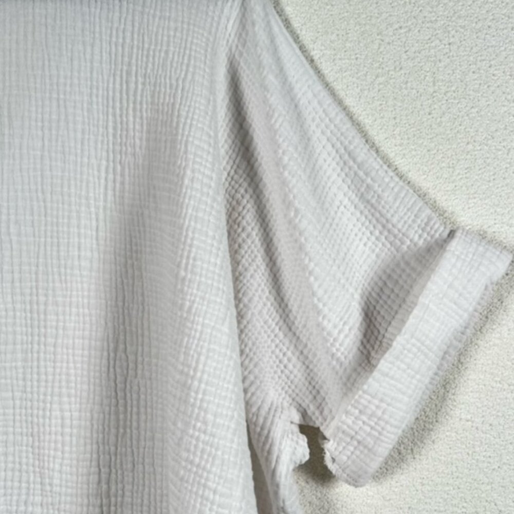 Jones New York Womens Pullover Top w/Short, Cuffed Sleeves Plus Size 2X - Picture 6 of 6
